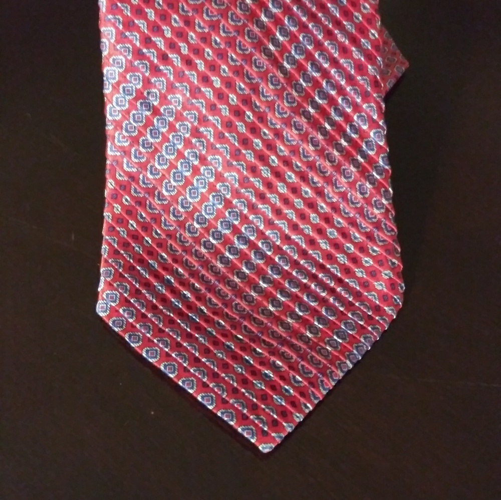 💯 original rare stefano ricci silk pleaded tie